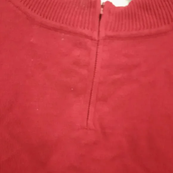 NWT 75% off Burgundy Color Embroidered Sequins Beaded Sweater - Picture 4 of 7